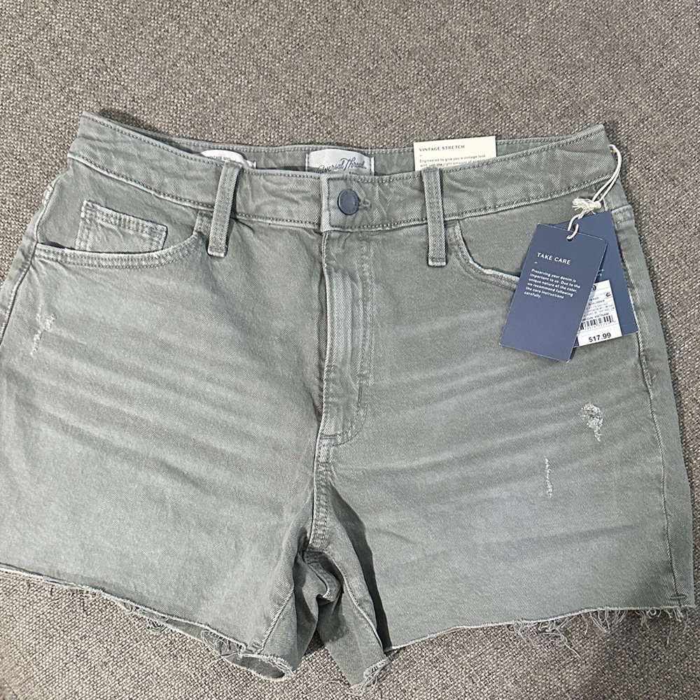 Universal Thread Jean Shorts Dusty Olive